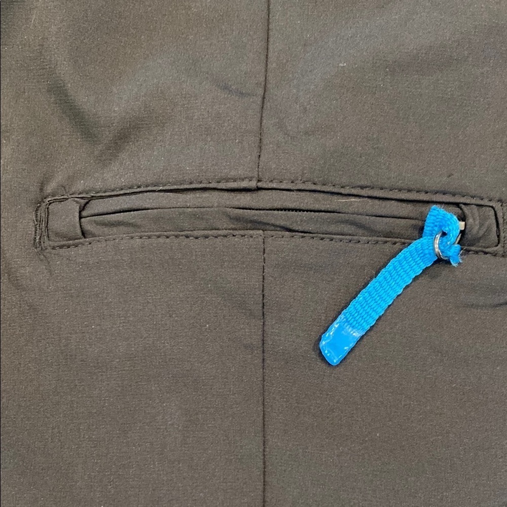 Surf & Swim Co. Short Hiking Swim E-Waist Utility Pockets Black Blue Size Large — image 7 of 8